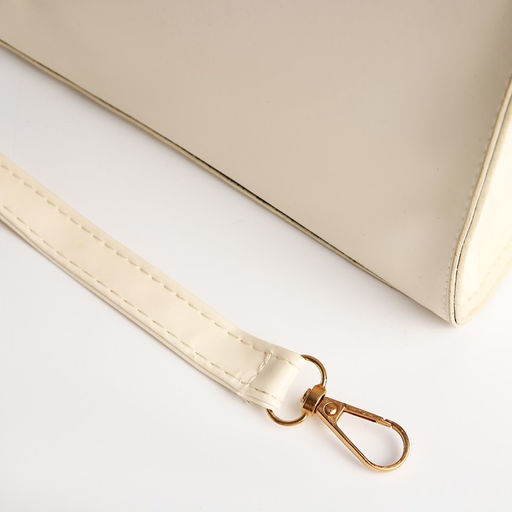 Сумка-тоут на молнии, цвет молочный - Simaland фото 5