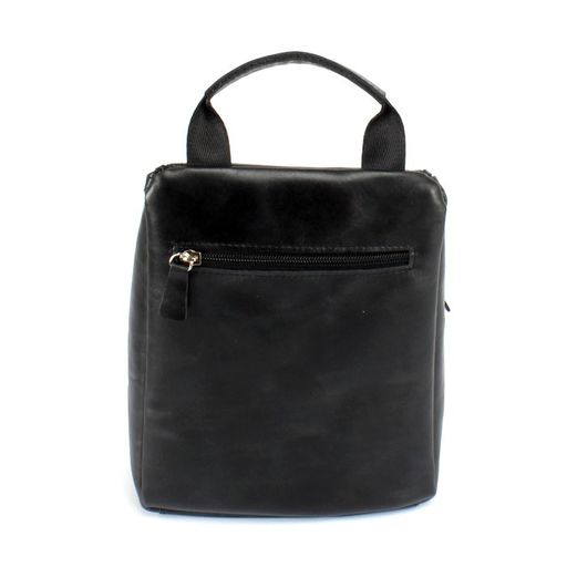 Сумка/Нессер дорож натуральная кожа Croco-722, 1отд, 6 карм, черный пулла-ап (254) 249922  фото 2