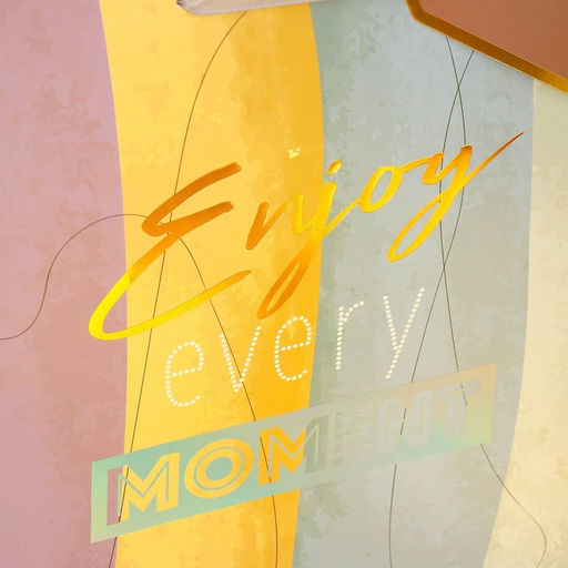 Пакет подарочный ламинированный, упаковка, тиснение, «Лови момент», 25×30.5×12.5 см