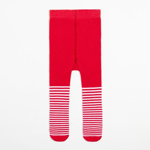 Колготки Крошка Я «Дед Мороз», красный, рост 68-74 см
