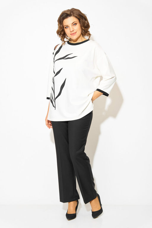 Костюм Liliana 1495БрПн бело-черный фото 2