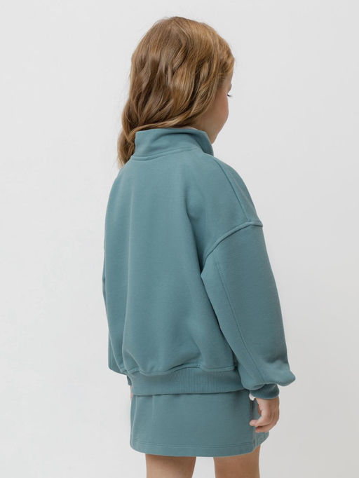 КР 302817/бирюзовый тон к629 жакет (бомбер) для дев