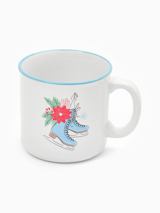 Кружка чайная новогодняя «Зимние коньки», 530 мл