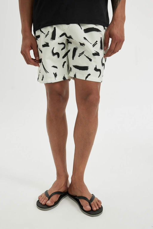 Мужские шлепанцы из искусственной кожи на плоской подошве - Defacto фото 2