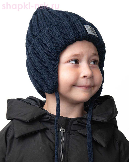 12666/2 MBU Ушанка для мальчика флис (48-52)
