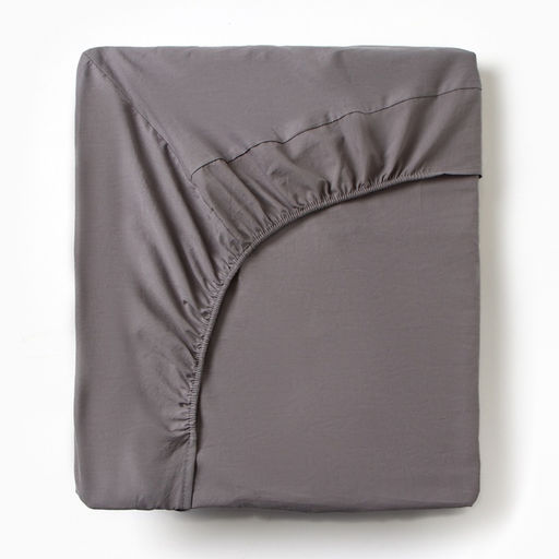 Простыня Этель 160*200*25 см, цв. серый, жатый хлопок, 140 гр/м2, 100% хлопок  фото 6