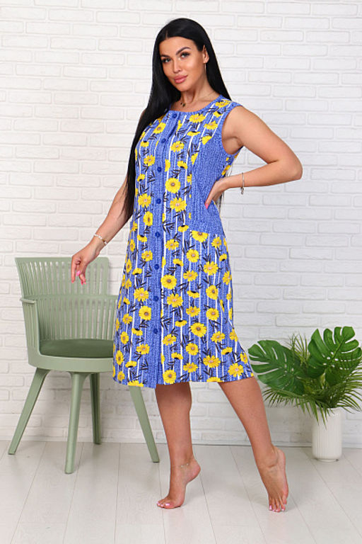 Халат женский на пуговицах (921-2) - Плиона фото 8