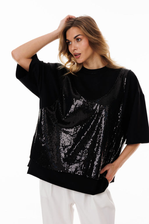 Блуза Lars Style 1053 черный