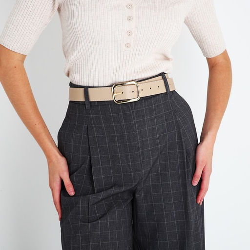 Ремень женский, ширина 3,3 см, пряжка металл, цвет бежевый - Simaland фото 4