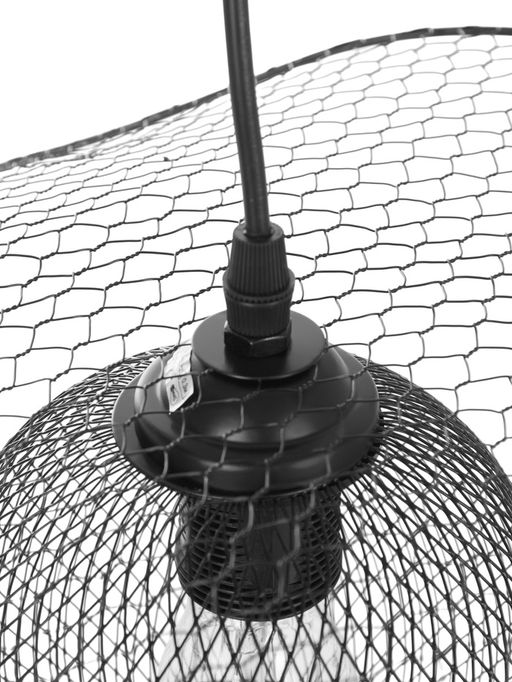 Светильник подвесной ЭкономСвет 10297/1MBK, 1×40 Вт, E27, 42×42×17-80 см, чёрный