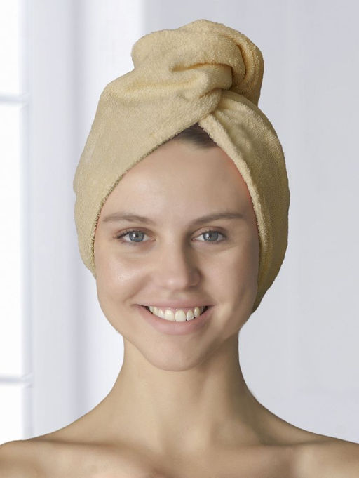 Чалма женская, 100% хлопок (Бежевый) - Ивановотекстиль фото 2