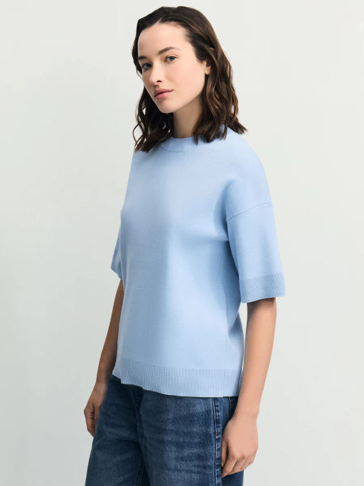 Джемпер из вискозы с рукавом 3/4 / Zarina фото 4