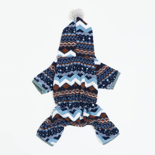 Комбинезон зимний для животных Скандинавия, L (ДС 28-30, ОГ 40-44, ОШ 32 см), микс - Simaland фото 8