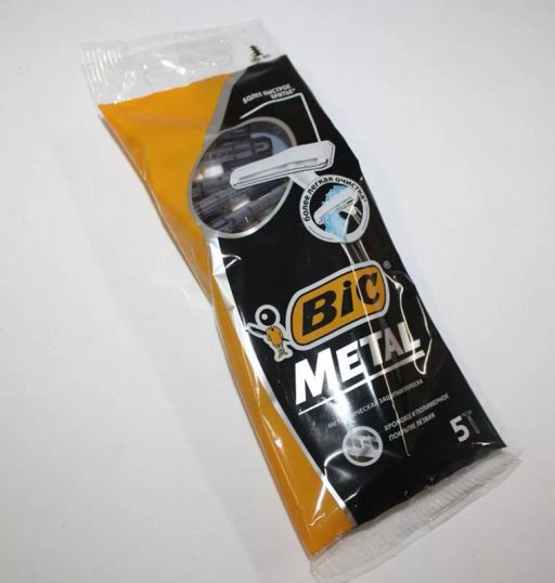 BIC станок д/бритья одноразовый Муж. МЕТАЛ (пак.10шт)