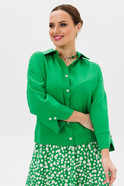 Костюм Anastasia 1198 зеленый/принт фото 10