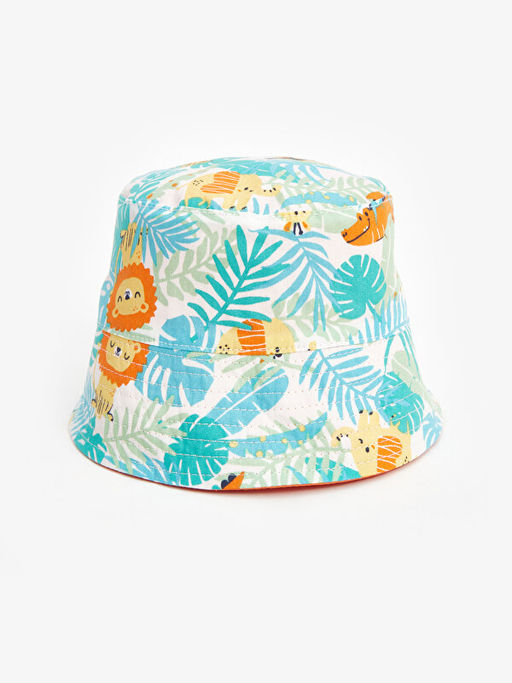 Bask?l? Erkek Bebek Bucket ?apka