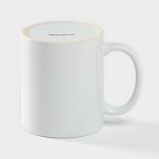 Кружка - хамелеон Доляна Warm up, 350 мл, керамика, белая