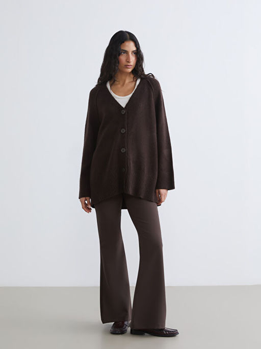 V Yaka Kad?n Triko H?rka