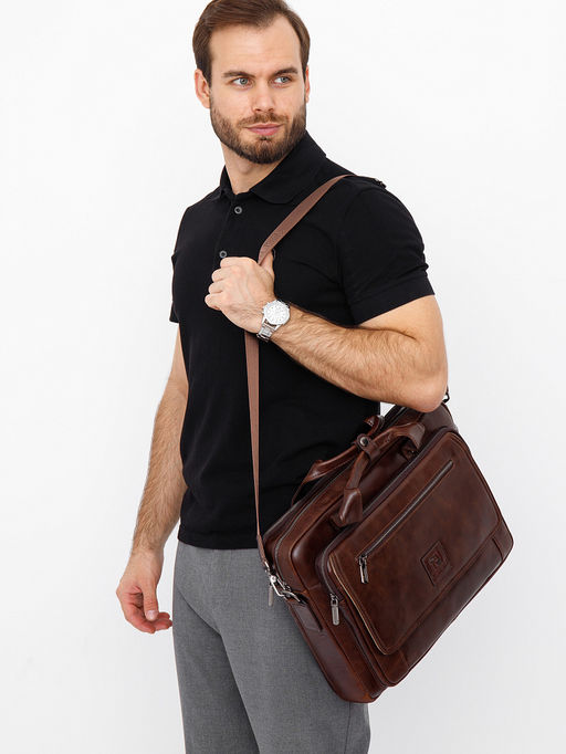 Портфель 710XL brown Fuzhiniao