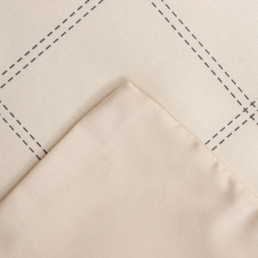 Постельное бельё Этель 2 сп Cage: beige, 175х215 см, 200х215 см, 50х70+3 см-2 шт, мако-сатин, 114г/м2 фото 5