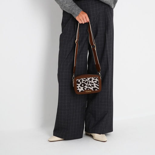 Сумка кросс-боди на молнии, цвет коричневый - Simaland фото 8