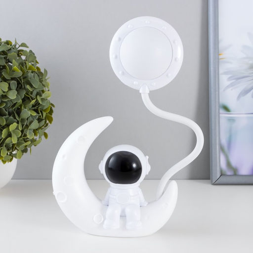 Настольная лампа «Астронавт на луне» LED 3 Вт USB АКБ 13×5×26 см