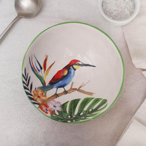 Салатник «Колибри», 460 мл, d=16 см, доломит, белый