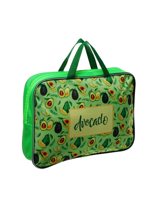 Папка для труда, А4, текстильная, 35×27×7 см «Авокадо»