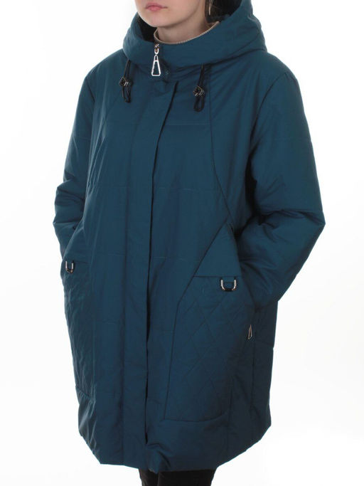 B-617 BLUE Куртка демисезонная женская (100 гр. холлофайбер)