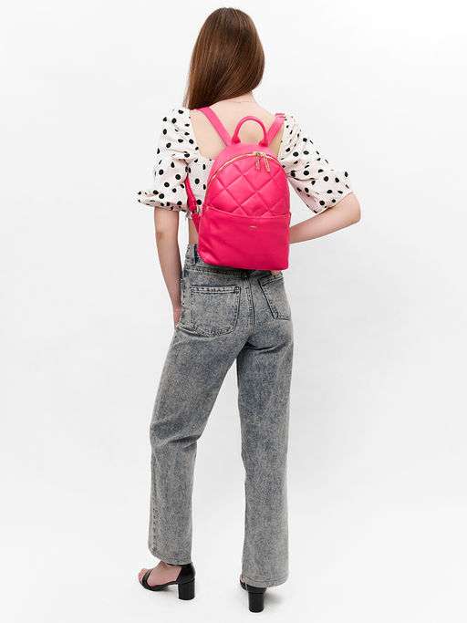 LACCOMA рюкзак Виолла-Л815-фуксия эко кожа хлопок фото 2
