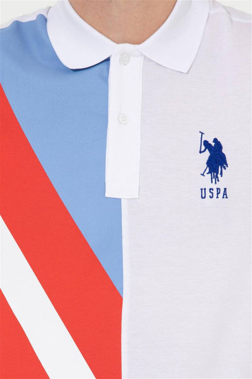 Мужская красная футболка с воротником-поло Неожиданная скидка в корзине - U.s. polo assn фото 6