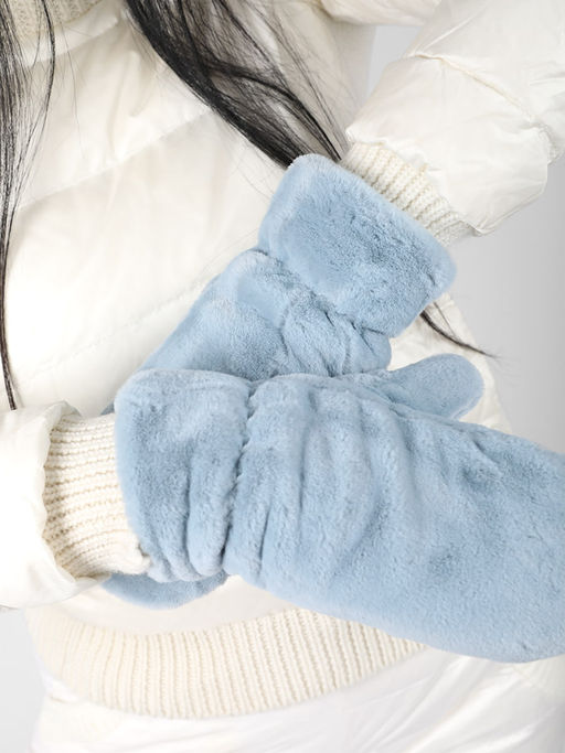 Варежки женские меховые Kim Lin - Milimbi фото 3