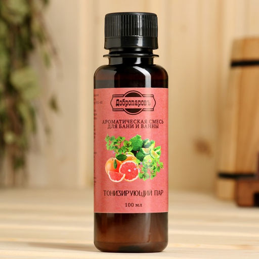 Цена за 2 шт. Ароматизатор для бани и ванны «Тонизирующий пар» натуральная, 100 мл «Добропаровъ»