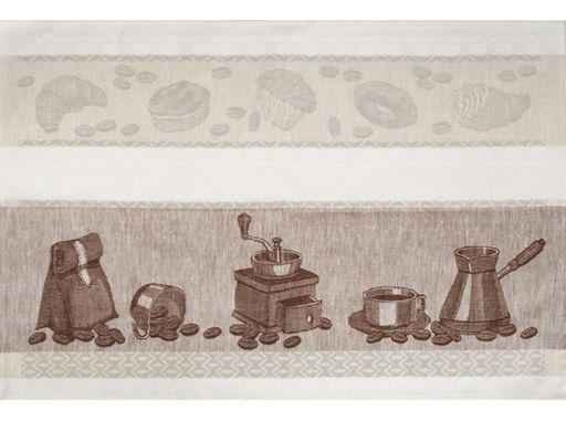 23С154-ШР/фкор/к. Комплект полотенец из 3 шт 49*70 "Бариста" рис. 423