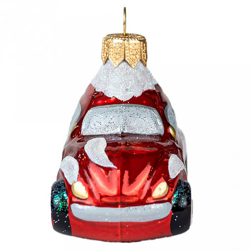 Елочная игрушка фигурка стеклянная Машина Опель-4 7,5х6,7х6,7см, ручная художественная роспись, подарочная упаковка (Россия) - Домашняя мода фото 3