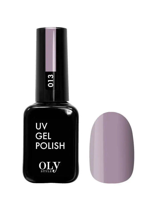 OLYSTYLE Гель-лак для ногтей тон 013 серо-лиловый 10мл