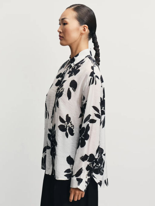 Блузка из вискозы с принтом / Zarina  фото 4