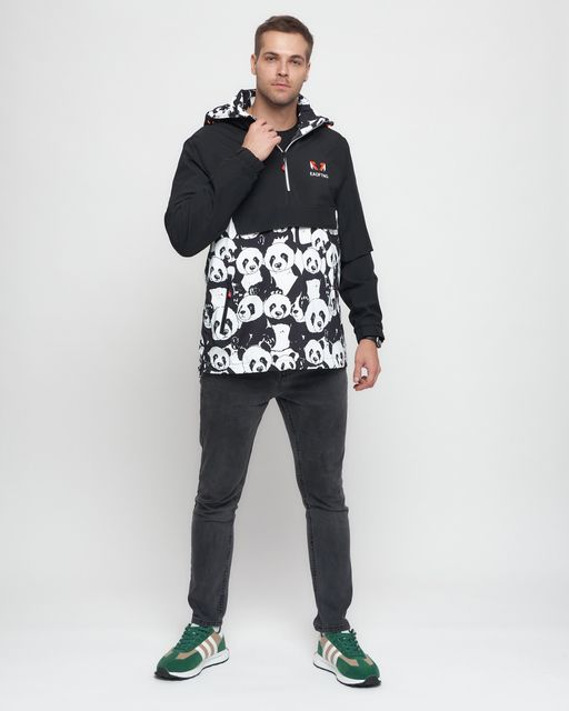 Куртка-анорак спортивная мужская белого цвета 88629Bl