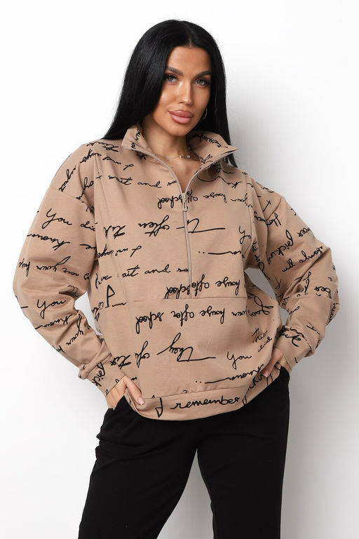 Толстовка зип женская ХЗ01