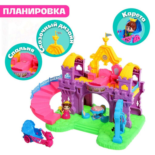 Кукольный домик «Замок: Сказка» с набором мебели и аксессуарами