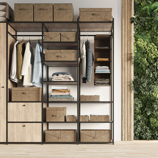 Короб стеллажный с откидной стенкой, с крышкой, 50*35*25 cм, MONET AUTUMN, шт - Valiant фото 11