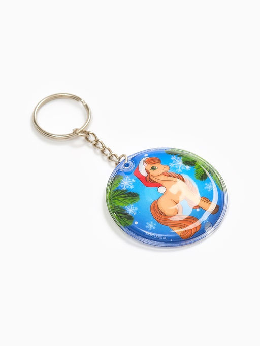 Брелок новогодний с фонариком «Поверь в мечту», 5×5 см