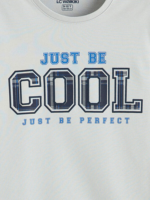 Bisiklet Yaka Bask?l? Erkek ?ocuk Pijama Tak?m