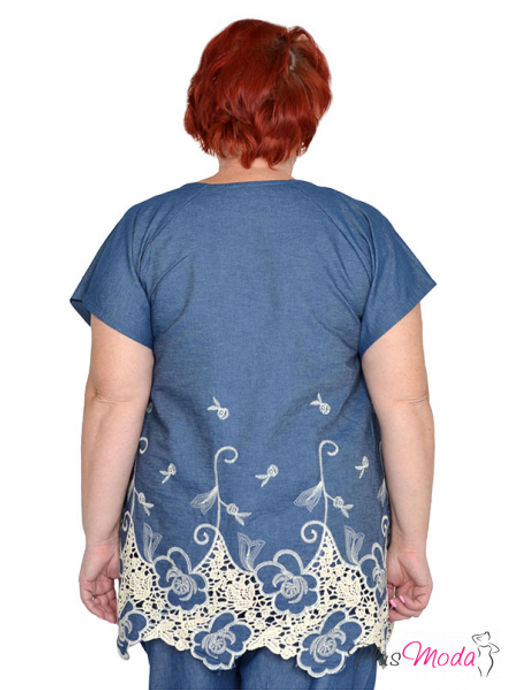 Туника Модель №1495 размеры 44-84 - Plusmoda фото 8