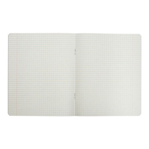 Комплект тетрадей из 10 штук, 18 листов в клетку, Однотонная Новая Школьная. Эконом, обложка мелованная бумага, ВД-лак, белизна 75% (серые листы) - Calligrata фото 2