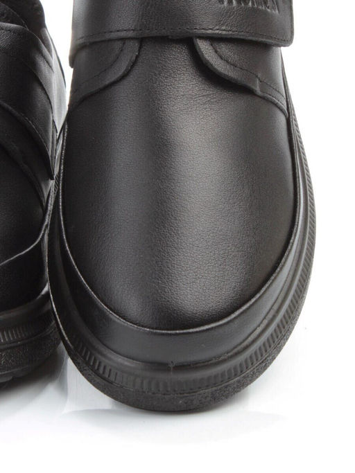 03-5311 BLACK Полуботинки женские (натуральная кожа)