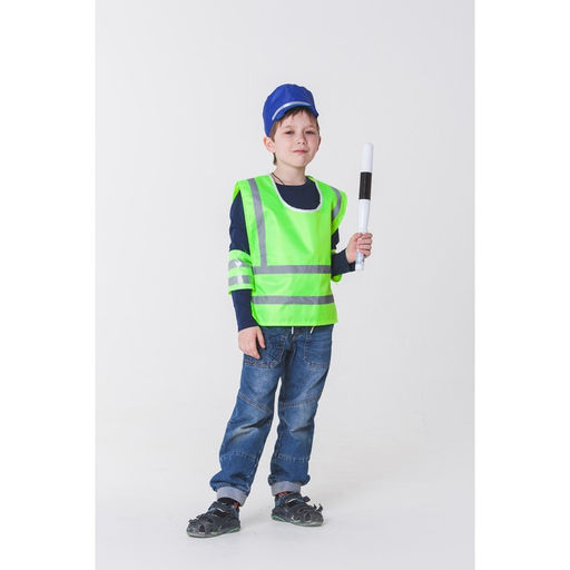 Карнавальный костюм Инспектор ДПС, с жезлом и крагами, р. 3234, 510 лет - Simaland фото 8