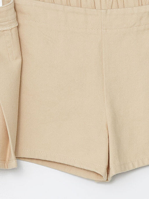 Beli Lastikli K?z ?ocuk ?ort Etek