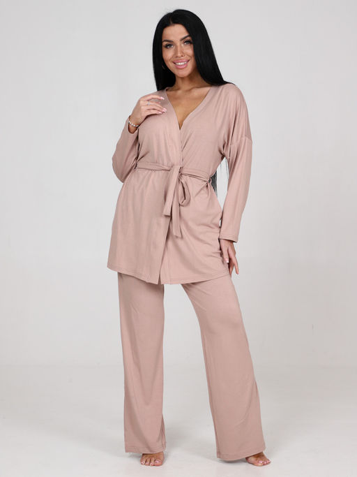 606-ЖК ЖЕНСКИЙ КОМПЛЕКТ (Бежевый) - А-дина фото 2