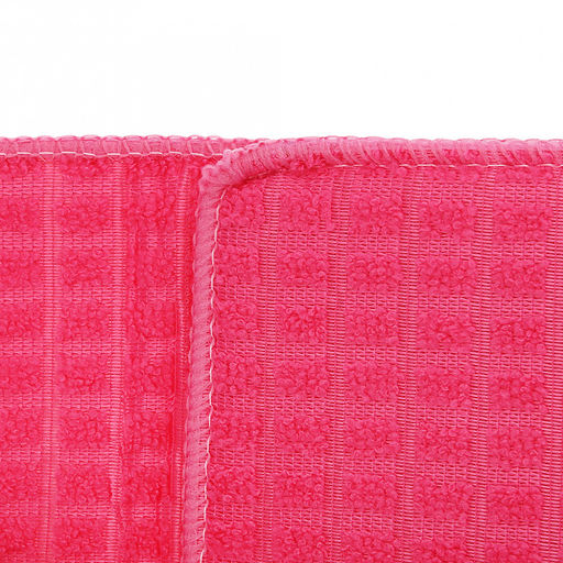 Коврик для сушки посуды Вафелька 29х39см, микрофибра, поролон, фуксия (Китай) - Домашняя мода фото 3